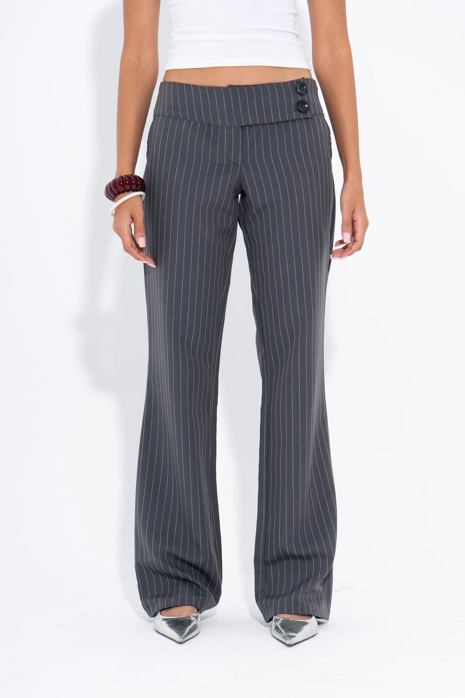 Leocansa Low Rise Suit Pants