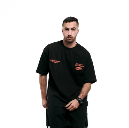 Black Edition Sensitive Content Oversized T-shirt