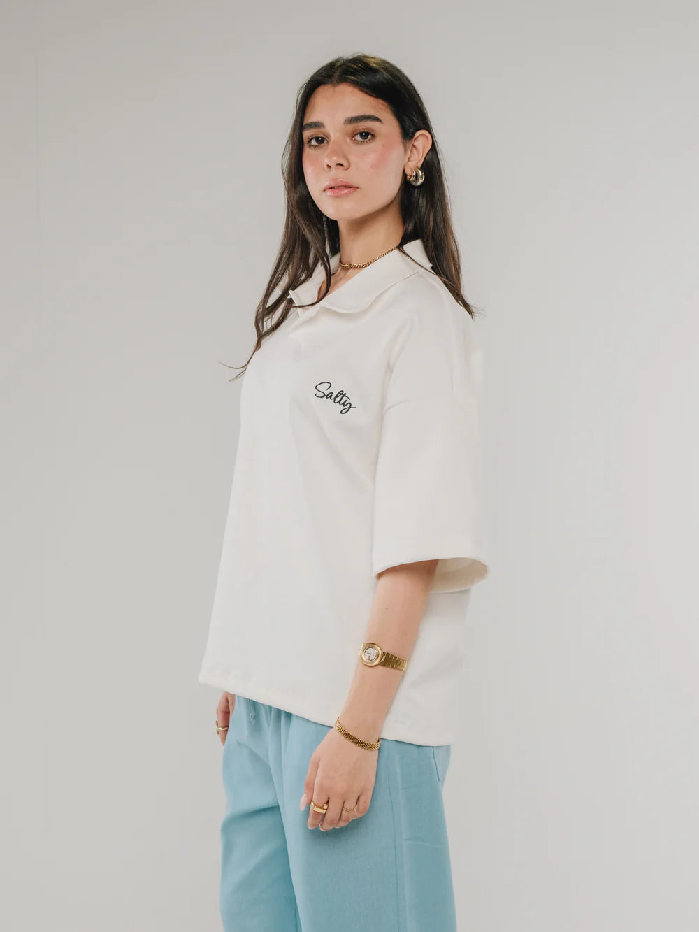 Salty Oversized Polo