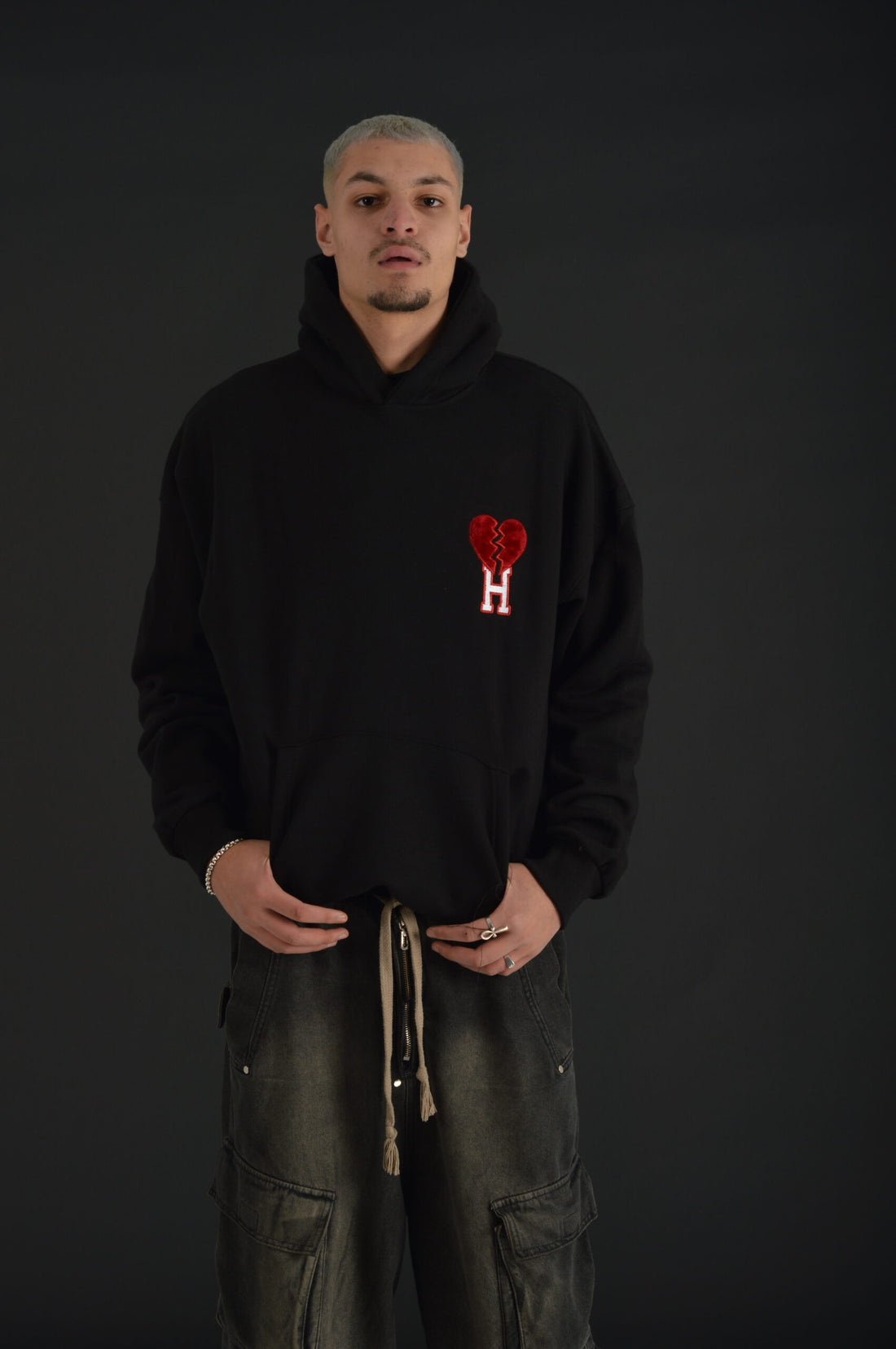 hrtbrk broken hoodie