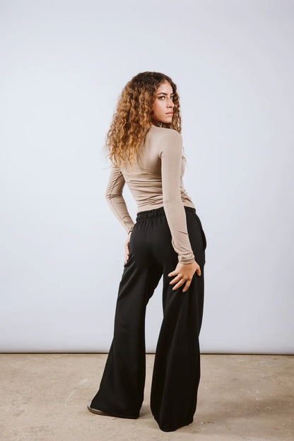 Diss &amp; Miss Long Sleeve Crew Neck Top