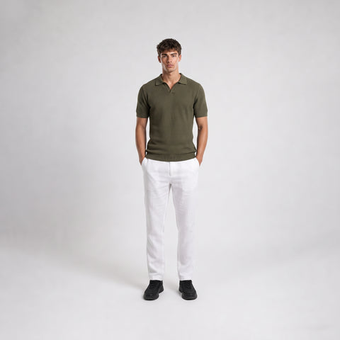 The Blanks Knit Polo Tee