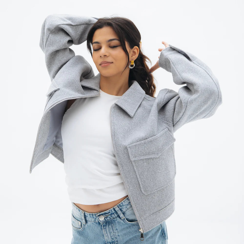 Oshe Soft Cropped Jacket