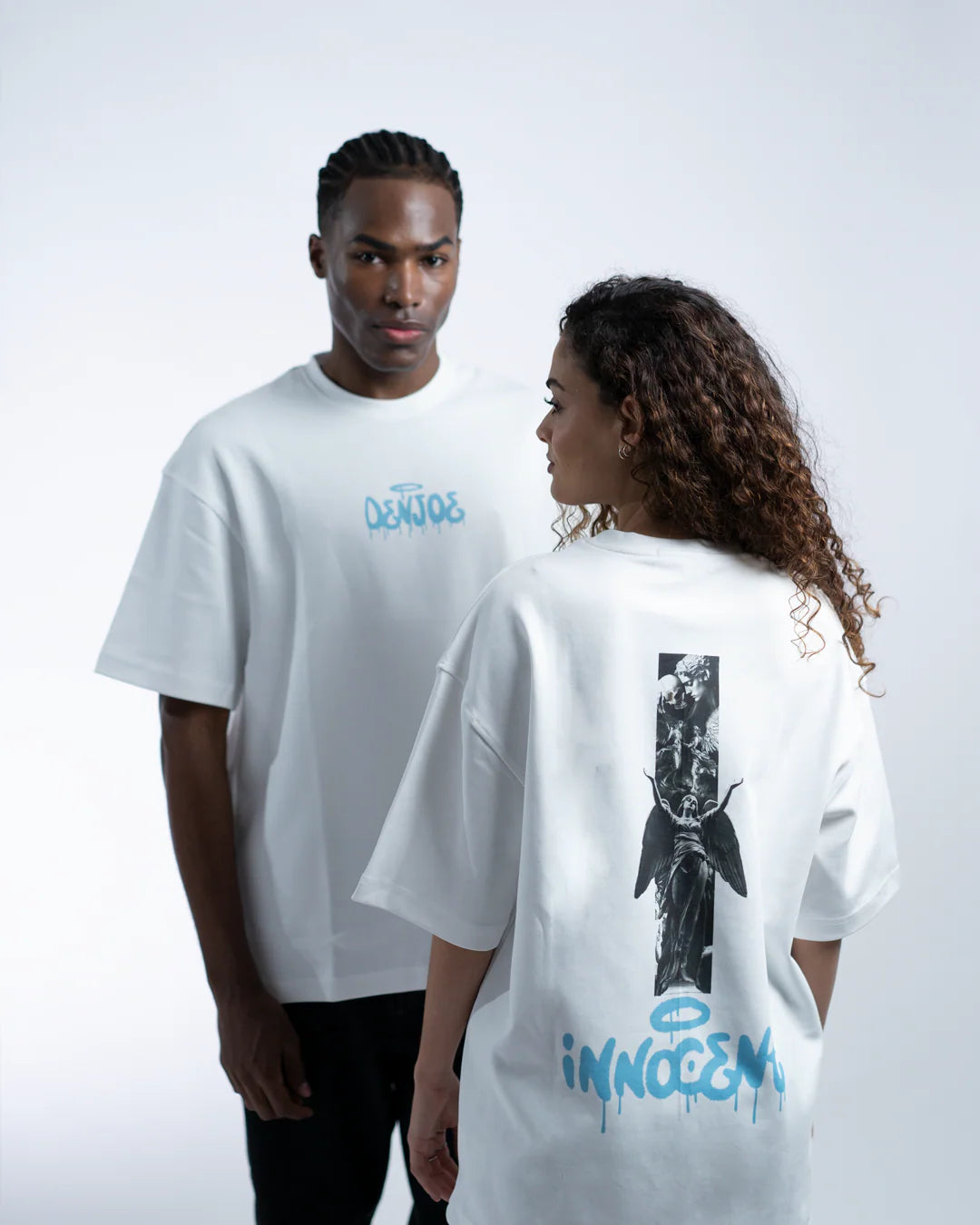 Denjoe &quot;INNOCENT ANGEL&quot; Oversized Tee
