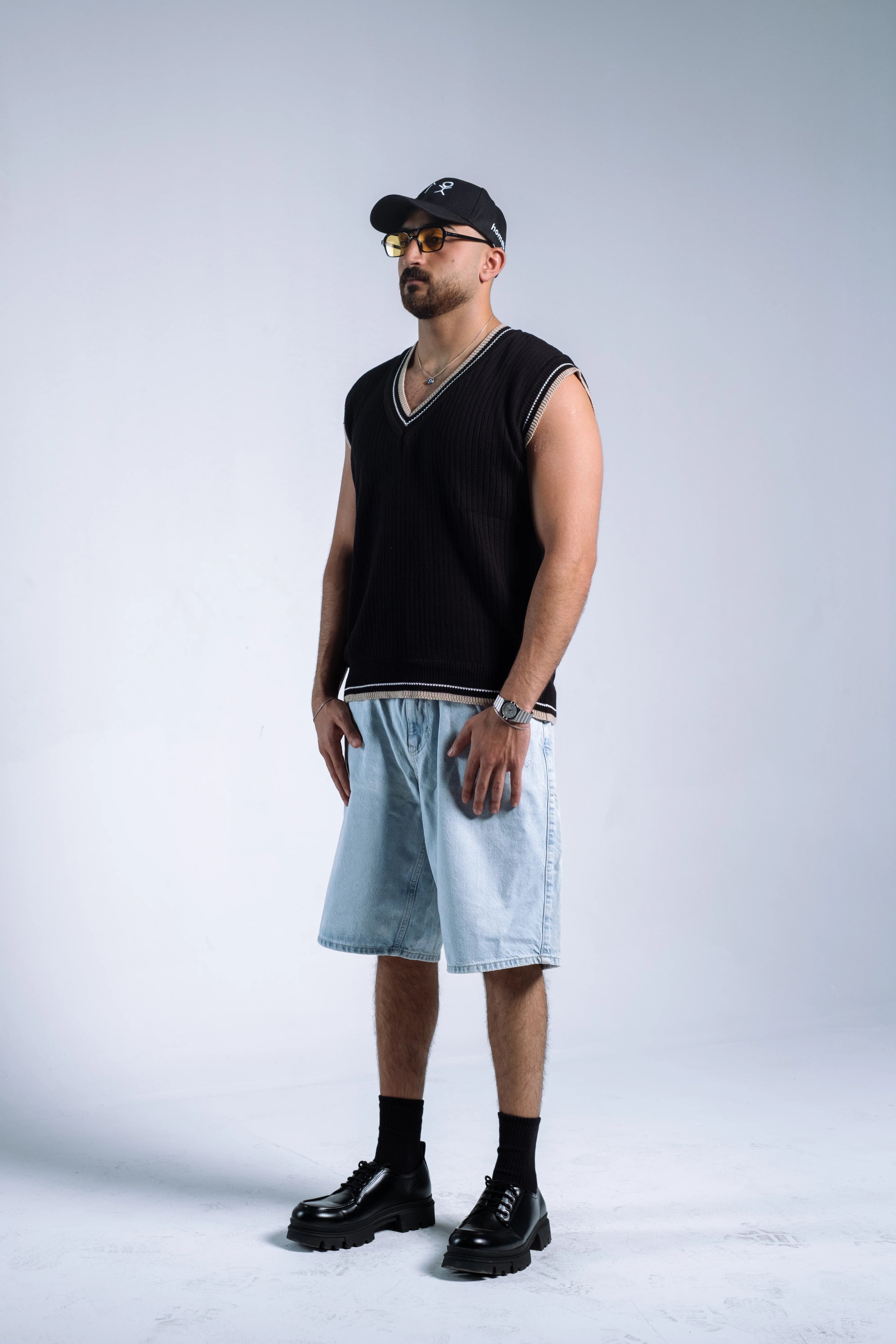 homeboy Knit Sleeveless Jumper