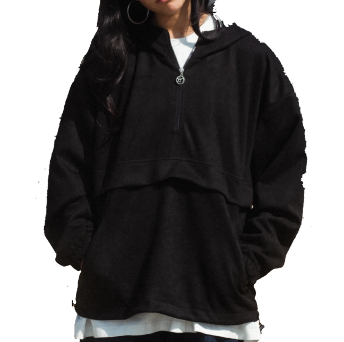 homeboy attire Velvet Quarter Zip Windbreaker