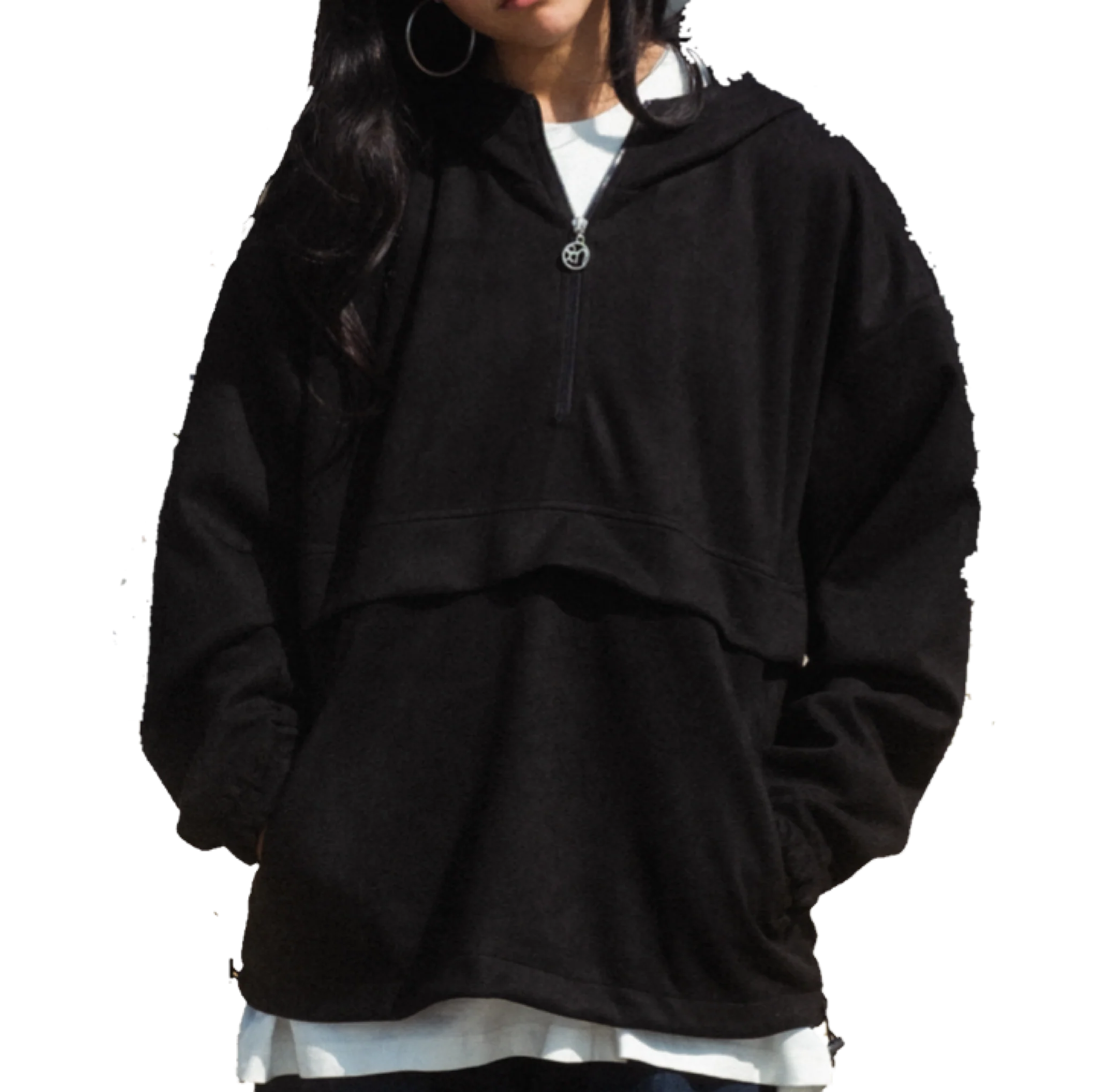 homeboy attire Velvet Quarter Zip Windbreaker