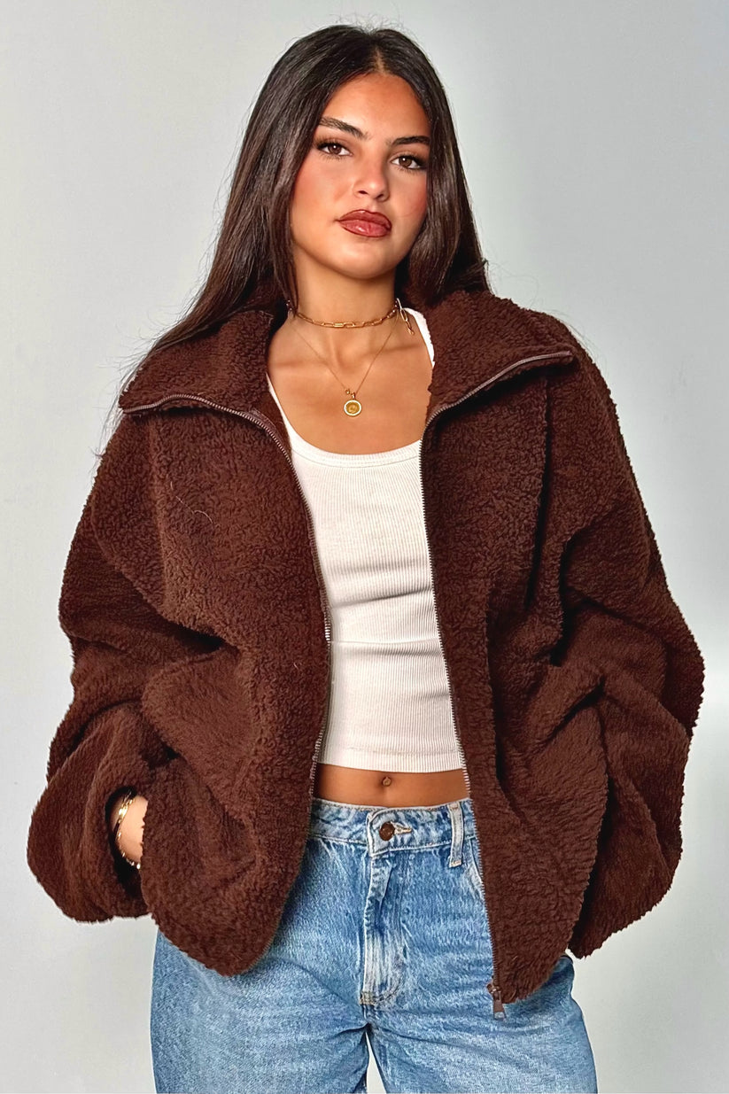 Leocansa Teddy Fur Jacket