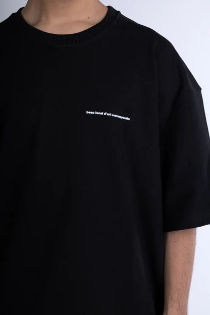 Blac Distressed Back Logo Oversized T-shirt