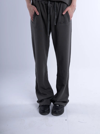 Blac Logo Print Straight Leg Sweatpants
