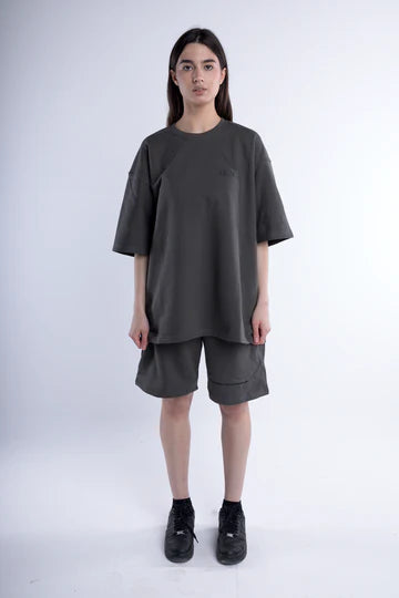 Blac Statement Print Cotton Shorts