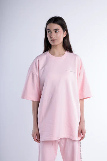 Blac Distressed Back Logo Oversized T-shirt