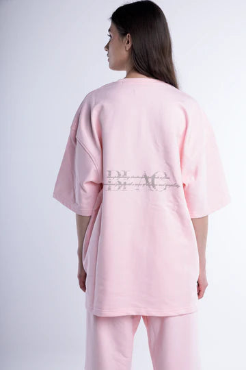 Blac Distressed Back Logo Oversized T-shirt