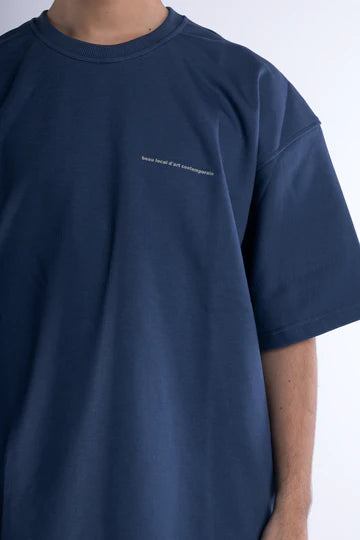 Blac Distressed Back Logo Oversized T-shirt