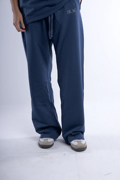 Blac Logo Print Straight Leg Sweatpants