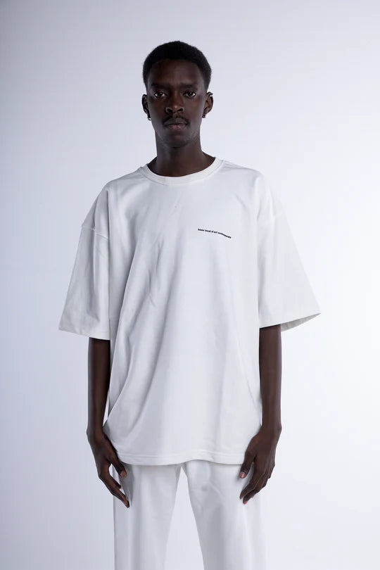 Blac Distressed Back Logo Oversized T-shirt