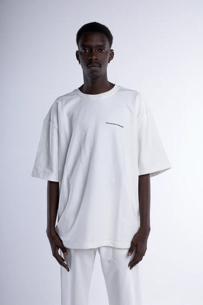 Blac Distressed Back Logo Oversized T-shirt