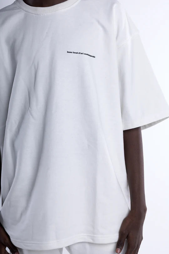 Blac Distressed Back Logo Oversized T-shirt