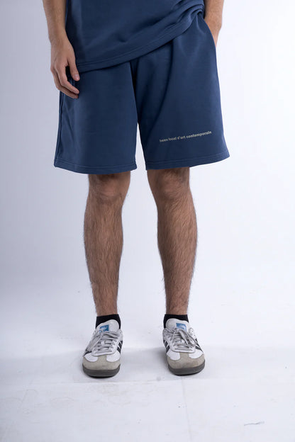 Blac Statement Print Cotton Shorts
