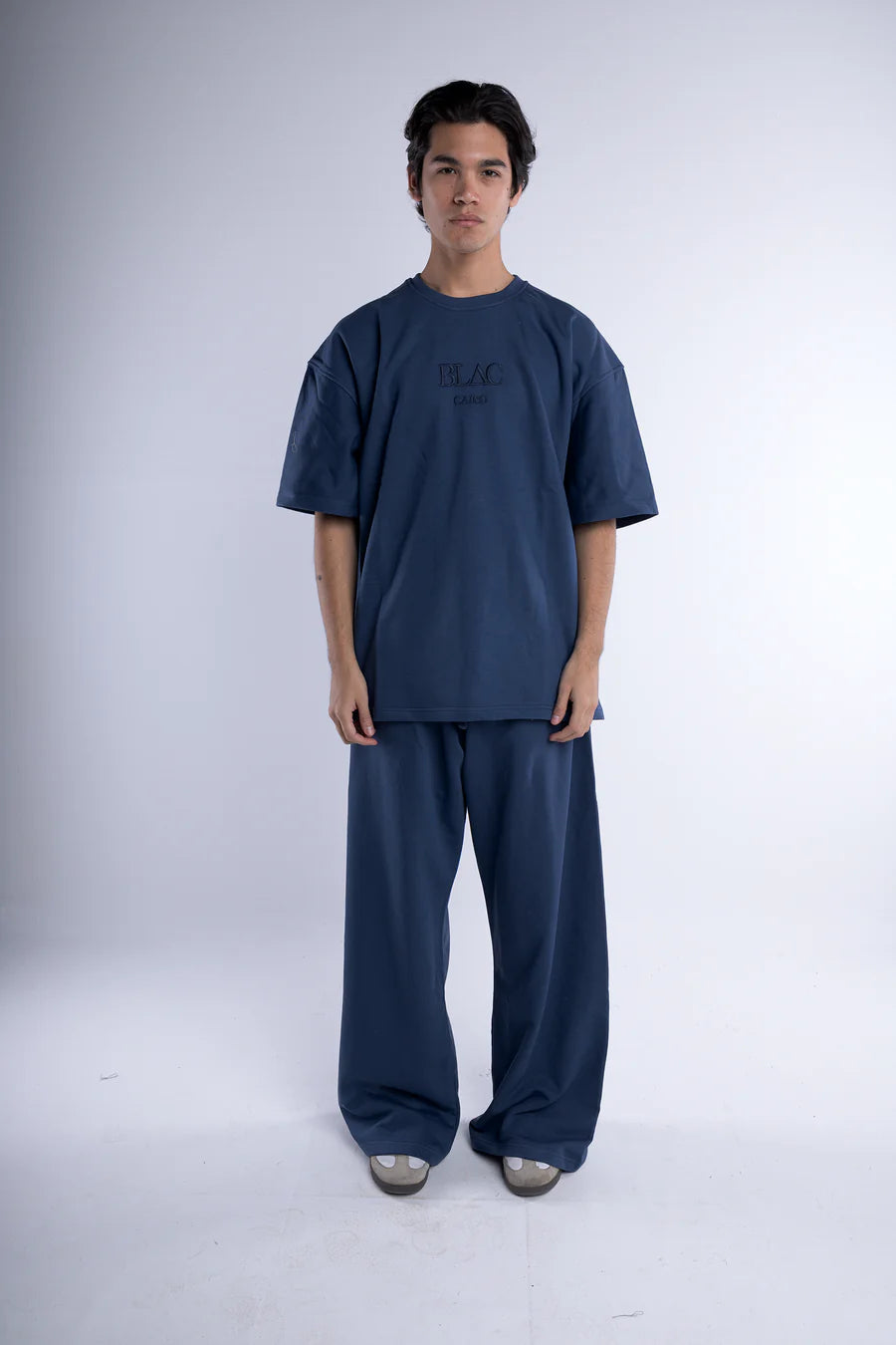 Blac Logo Print Oversized T-shirt