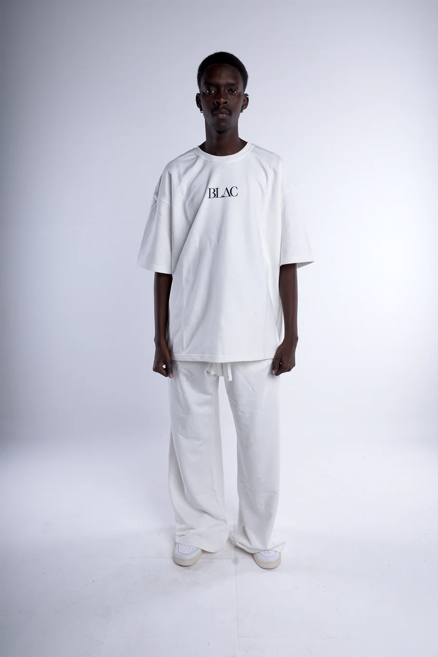 Blac Logo Print Oversized T-shirt