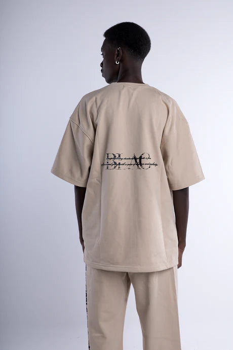 Blac Distressed Back Logo Oversized T-shirt