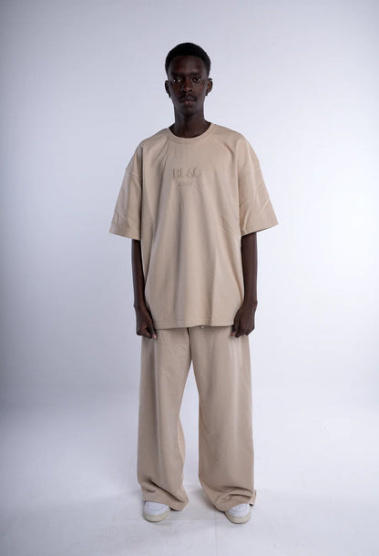 Blac Logo Print Oversized T-shirt