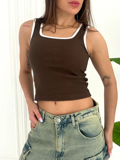 Maison De Chris Lined Top