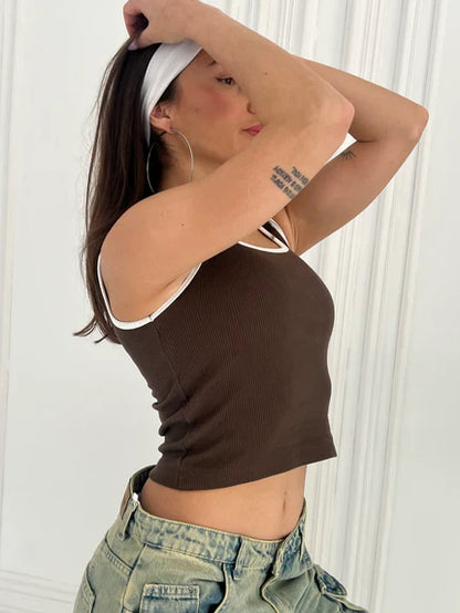 Maison De Chris Lined Top