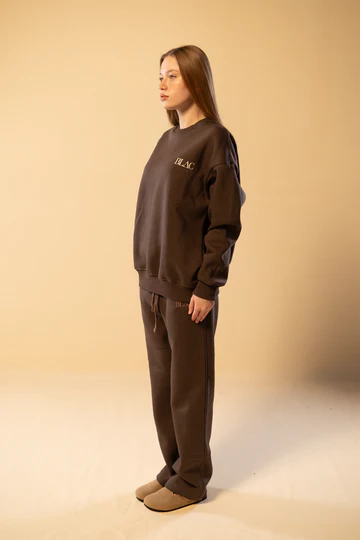 Blac Embroidered Logo Wide Leg Sweatpants