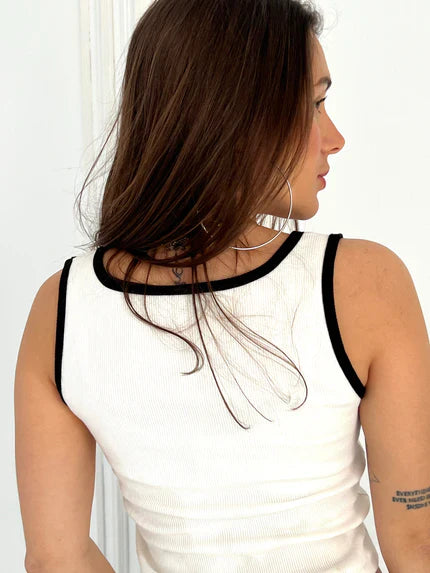 Maison De Chris Lined Top