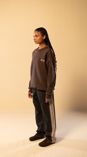 Blac Side Inside Out Straight Jeans