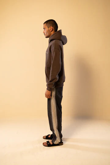 Blac Side Inside Out Straight Jeans