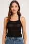 kntd W Crochet Top Tee 2575