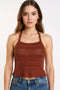 kntd W Crochet Top Tee 2575
