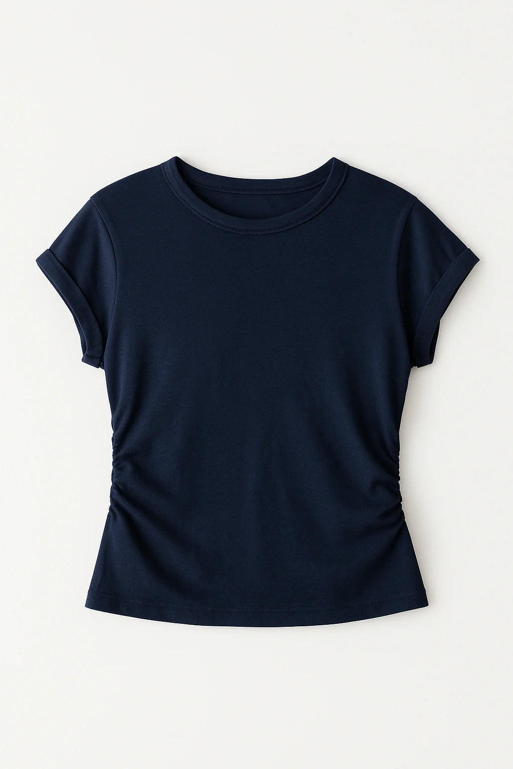 kntd W Drape Cropped Tee 2531