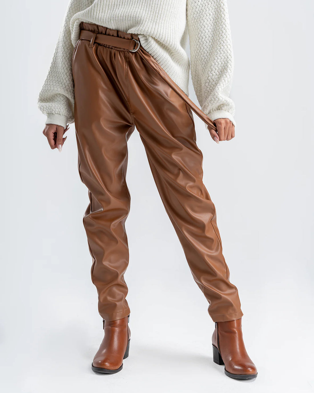 kntd W Leather pant 2555
