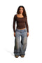 Blurred Long Sleeve Top