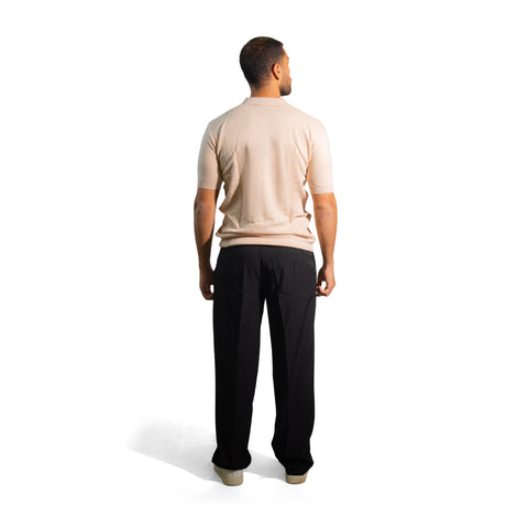 Aykoona Popcorn Knit Polo