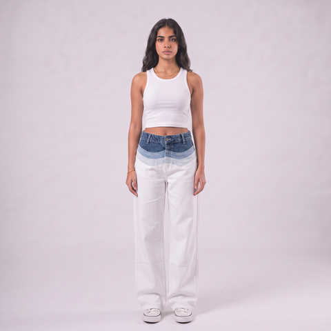 Maison de Chris Artisty Denim Pants