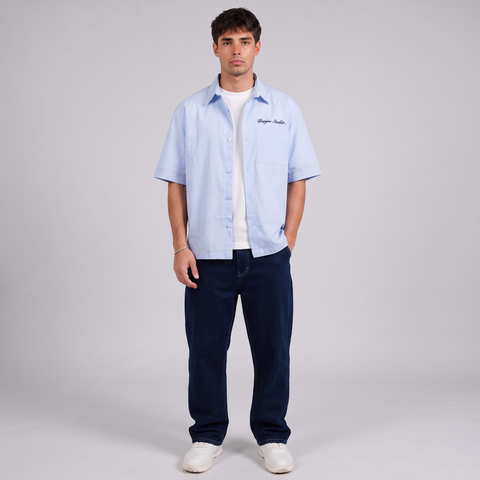 Denjoe Short Sleeve Linen Shirt Boxy Fit