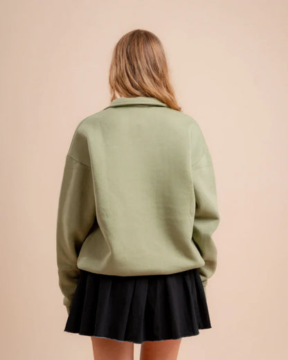 JEN Unisex Collar Sweatshirt