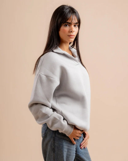 JEN Unisex Collar Sweatshirt