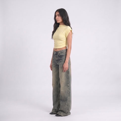 Psych Textured Top