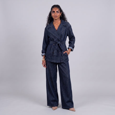 SBR Belted Raw Denim Set