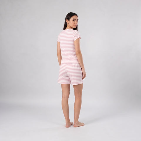 Chummy Serenity Stripe Short Set