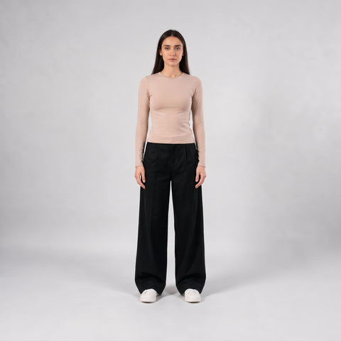Diss & Miss Long Sleeve Crew Neck Top 1