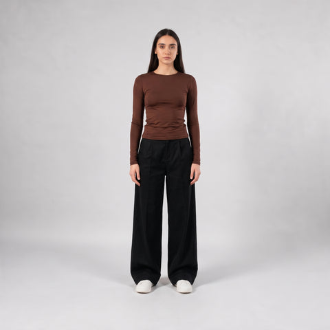 Diss & Miss Long Sleeve Crew Neck Top 1