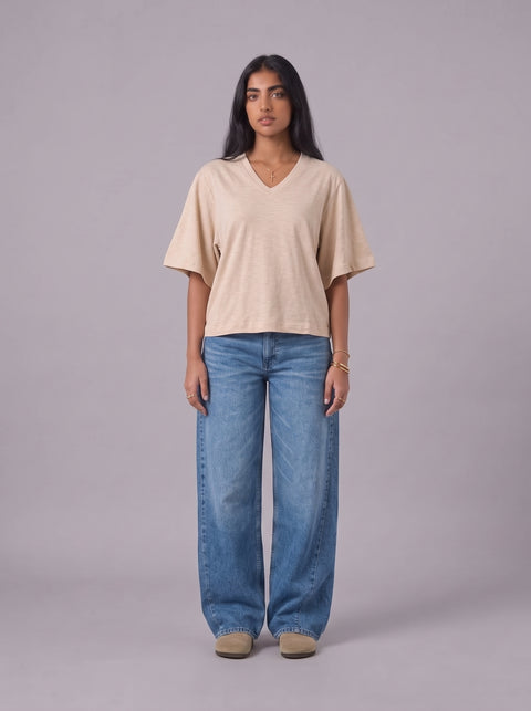 Frenchee V Cut Top