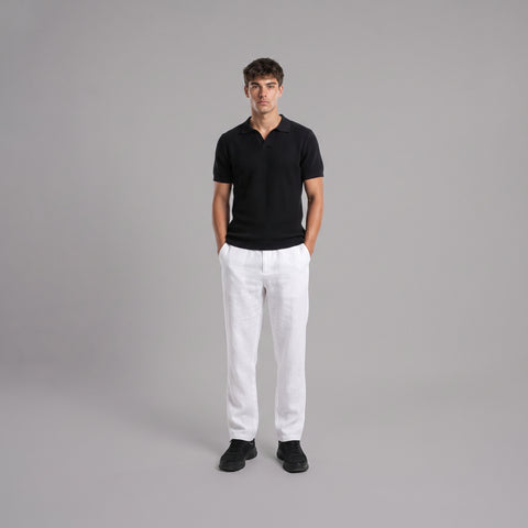 The Blanks Knit Polo Tee